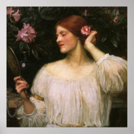 Vanity av John William Waterhouse Poster