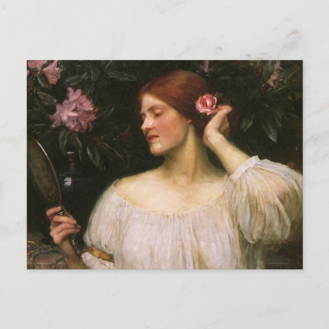 Vanity av John William Waterhouse Vykort (Framsida)