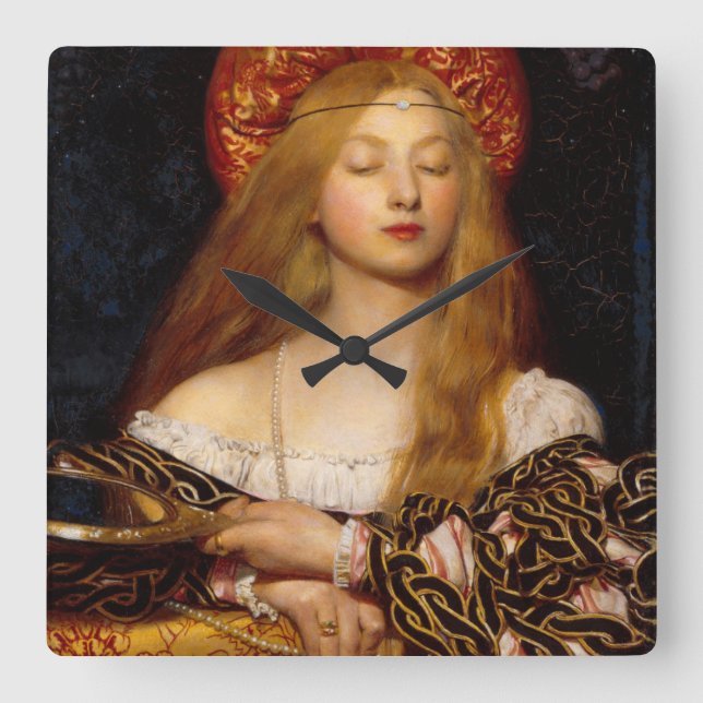 VANITY BEAUTY-MODE COSTUME DESIGNER FYRKANTIG KLOCKA (Framsida)