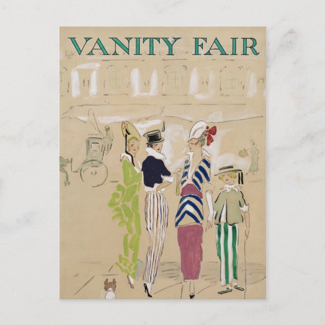 Vanity Fair Magazine Cover Art från juni 1914 Vykort (Framsida)