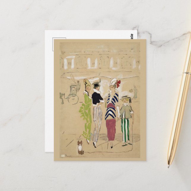 Vanity fair on the avenue (1914) vykort (Fram/Back In Situ)