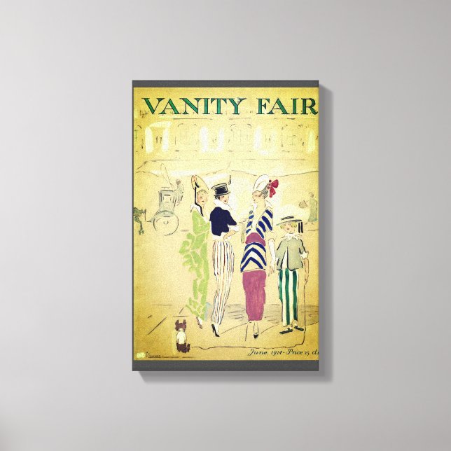 Vanity Fair Vintage Magazine Cover Canvastryck (Framsida)