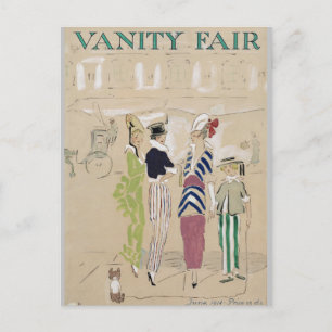 Vanity Fair Vintage Magazine Cover Helg Vykort