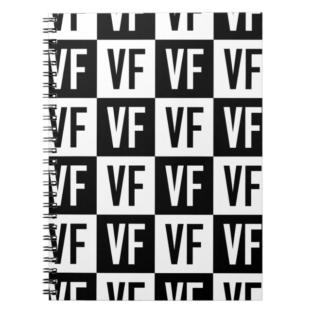 Vanity Fur Mag VF Vit Anteckningsbok (Framsidan)