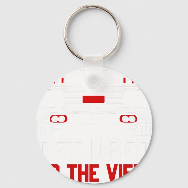 vänja sig vid vyn ford mustang nyckelring (Framsida)