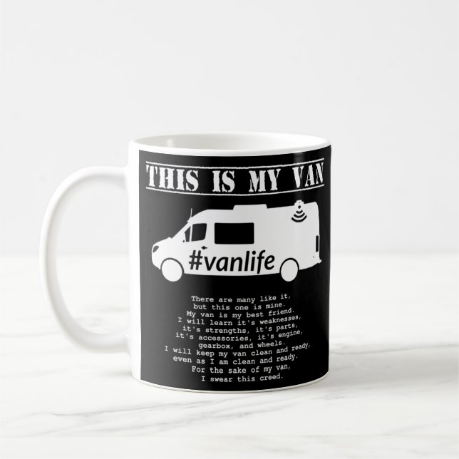 Vanlife Creed - Sprinter G2 Kaffemugg (Vänster)