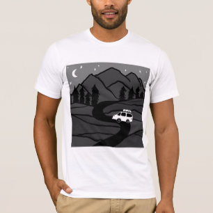 VANLIFE Träd Forest Mountain Äventyr T Shirt