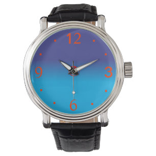Vanlig Big faced Classic > Vanliga Blåa Ur Armbandsur