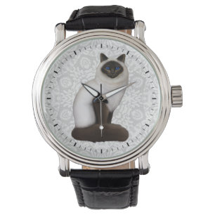 Vänlig Birman kattklocka Armbandsur