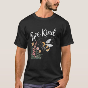 Vänlig Bivänlig Blommig Rädda Bina Blomma Polliner T Shirt