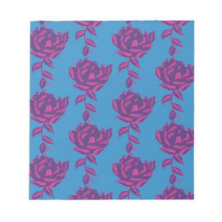 Vanlig Blommigt Anteckningsblock