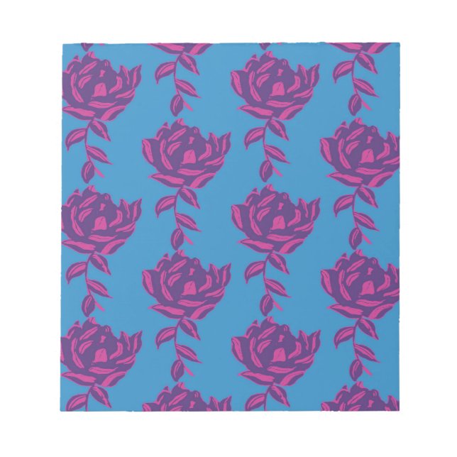 Vanlig Blommigt Anteckningsblock (Framsida)