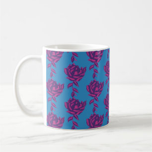 Vanlig Blommigt Kaffemugg