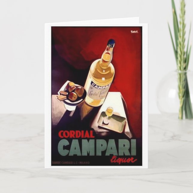 Vänlig Campari Kort (Framsida)
