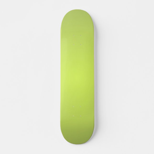 Vanlig citronlime skateboard bräda 21,5 cm (Framsida)