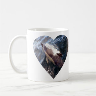 Vanlig delfin ytglidning pod ocean vilda djur kaffemugg