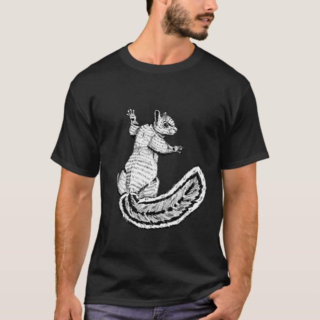 Vänlig ekorre tee shirt (Framsida)