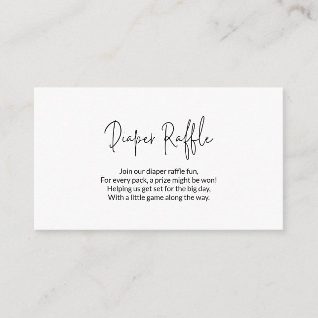 Vanlig, enkel babystöld tilläggskort (Framsida)