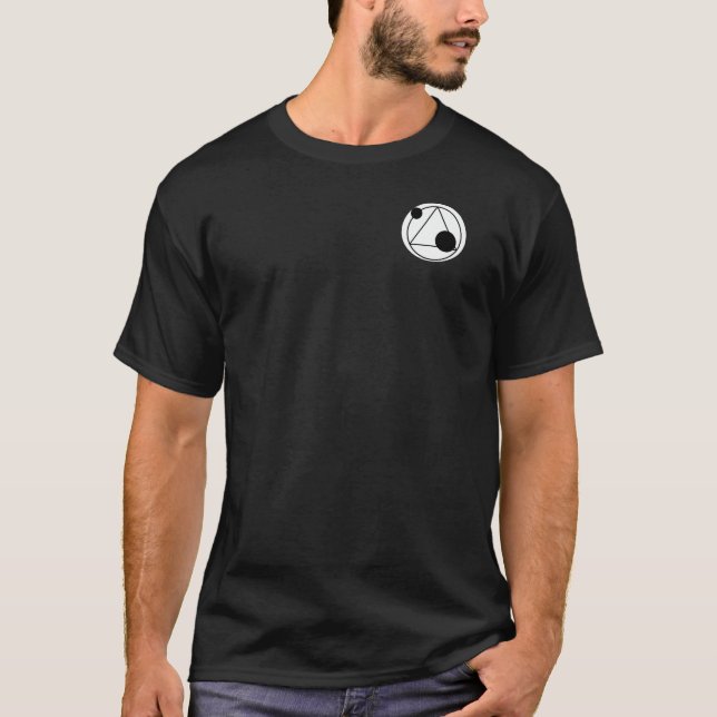 vanlig framtida symbol theorionlnes.com på baksida t shirt (Framsida)