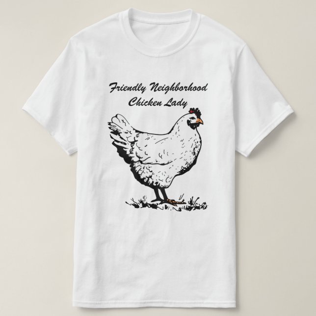 Vänlig grannskaphönadam t shirt (Design framsida)