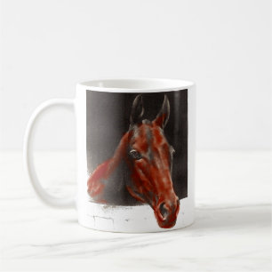 vänlig häst kaffemugg