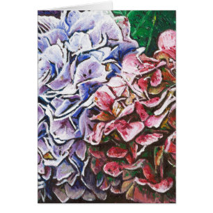 Vanlig hortensia 2010 hälsningskort