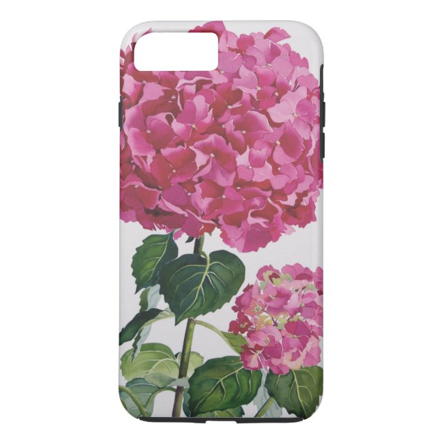 Vanlig hortensia Case-Mate iPhone skal (Baksida)