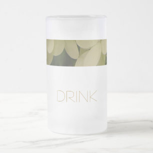 Vanlig hortensia frostat ölglas