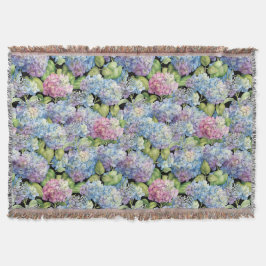 Vanlig hortensia i blom mysfilt