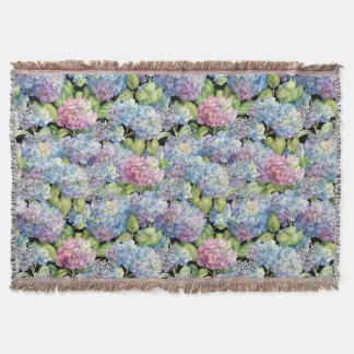 Vanlig hortensia i blom mysfilt