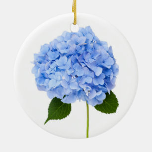 Vanlig hortensia julgransprydnad keramik