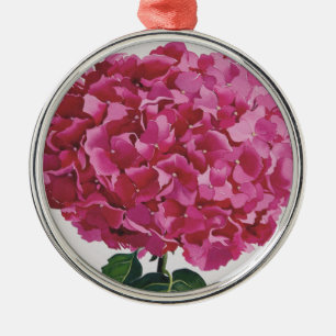 Vanlig hortensia julgransprydnad metall