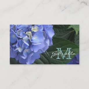 Vanlig hortensia: Monogramvisitkortar Visitkort
