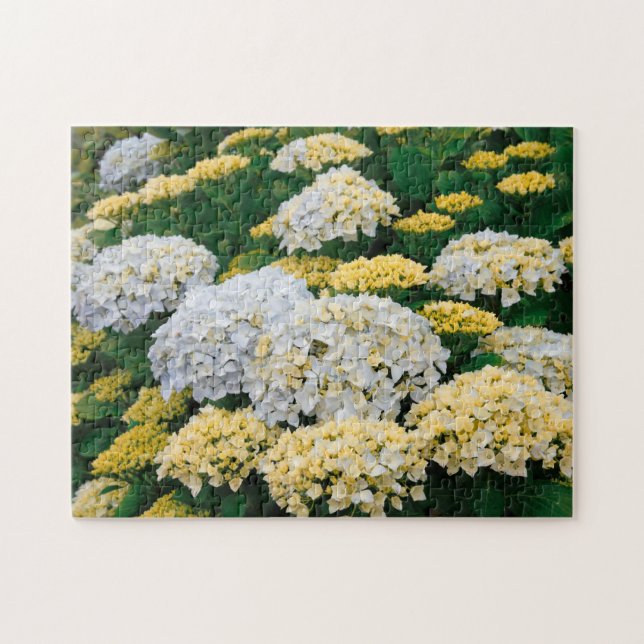 Vanlig hortensia pussel (Horisontell)