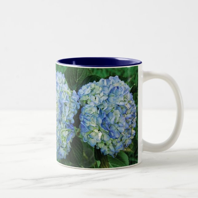 Vanlig hortensia Två-Tonad mugg (Höger)