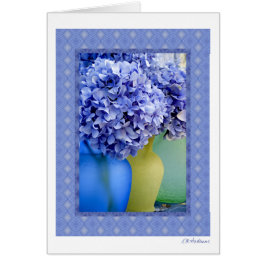 Vanlig hortensiamedley VII Hälsningskort