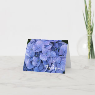 Vanlig hortensiatacknotecard tack kort