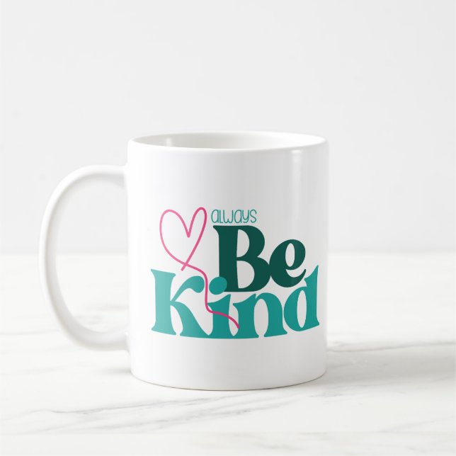Vänlig Inspirerande Citat Kaffemugg (Vänster)