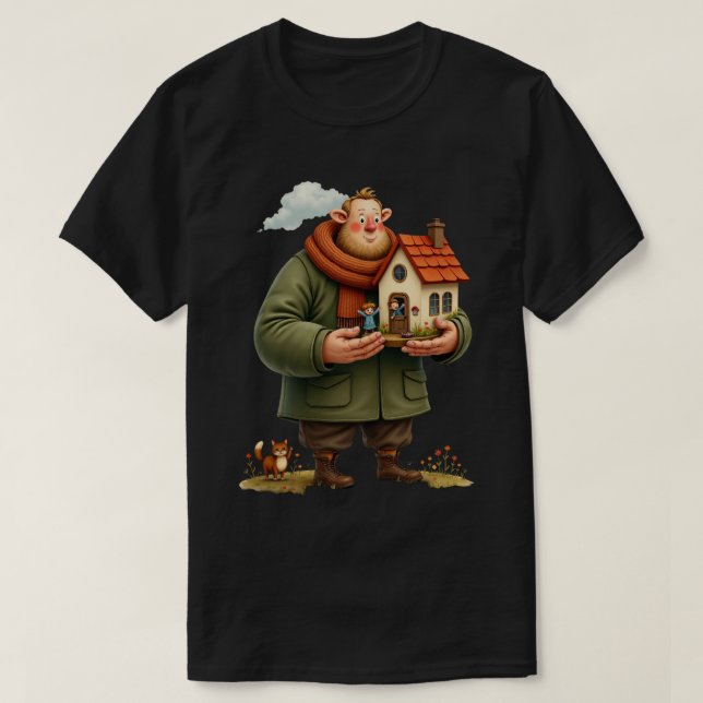 Vänlig jätte t shirt (Design framsida)