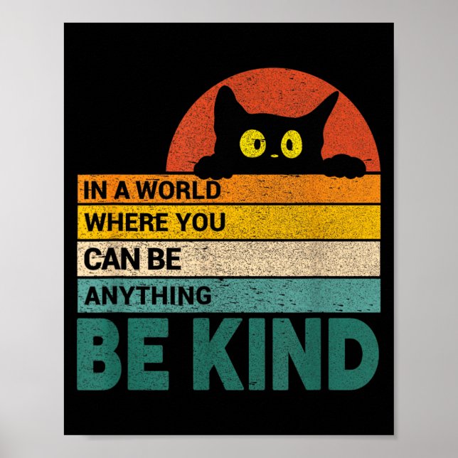 Vänlig Kattälskare Katter Citat Rolig Kattägare Poster (Framsidan)