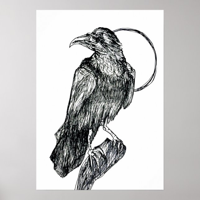 Vänlig Kråka Poster (Framsidan)