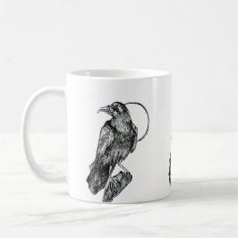 Vänlig Kråkplakat Kaffemugg