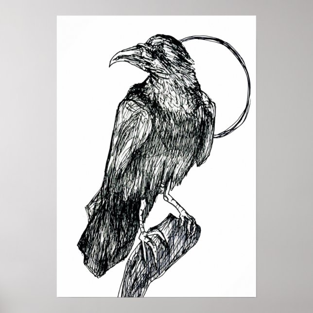Vänlig Kråkposter Poster (Framsidan)