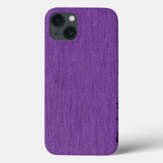 Vanlig Lila med Wood Grain Monogram