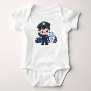 Vänlig liten officerare t shirt