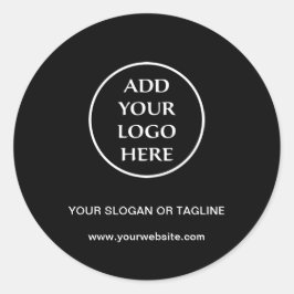 Vanlig Logotyp Business Company Corporate Professi Runt Klistermärke