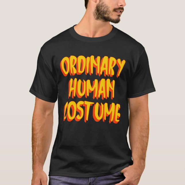 Vanlig Mänsklig Kostym T Shirt (Framsida)