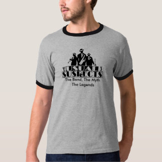 Vanlig misstänkt personmusikbandmanar T-tröja för T Shirt