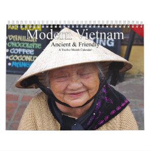 Vänlig moderna Vietnam som är forntida och Kalender