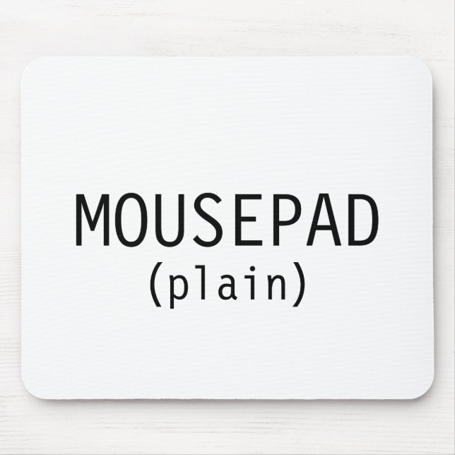 (Vanlig) MOUSEPAD, Musmatta (Framsidan)